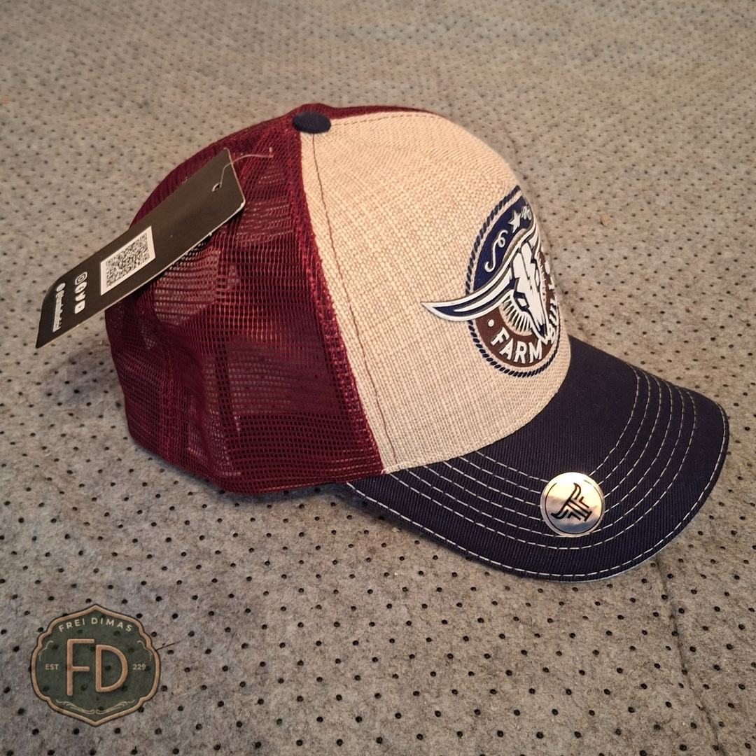 Boné Bordô/ Off-White-Imagem 3